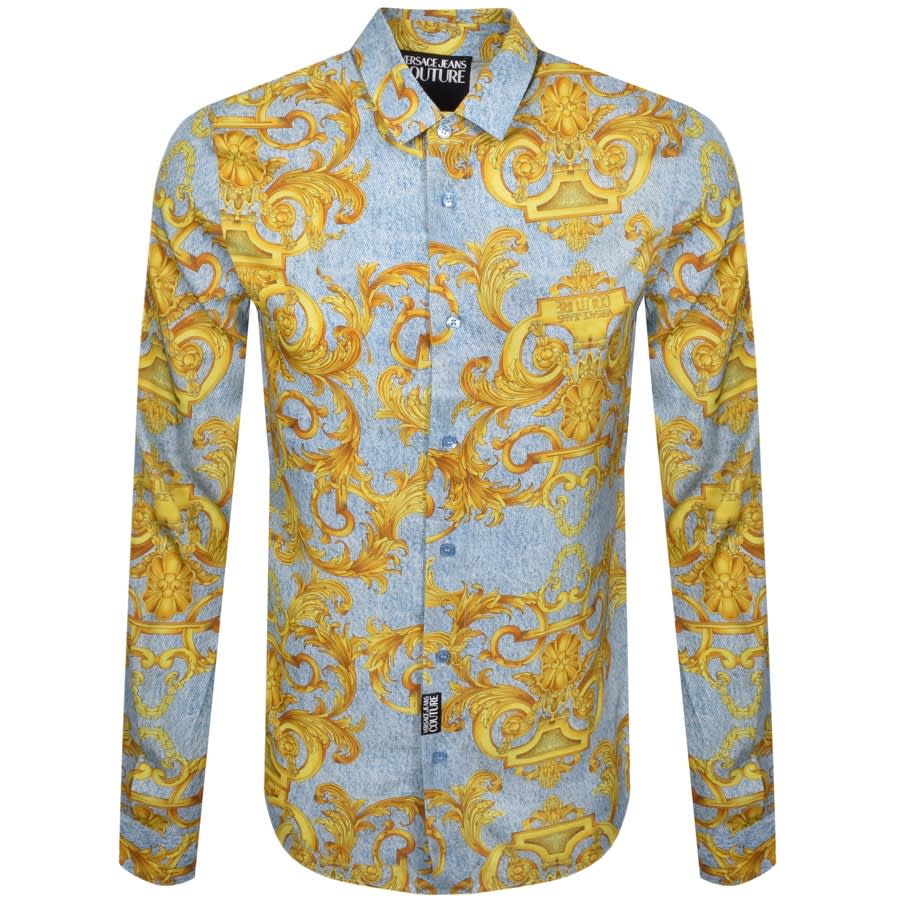 Alternative Image for ProductVersace Jeans Couture Long Sleeve Shirt Blue1